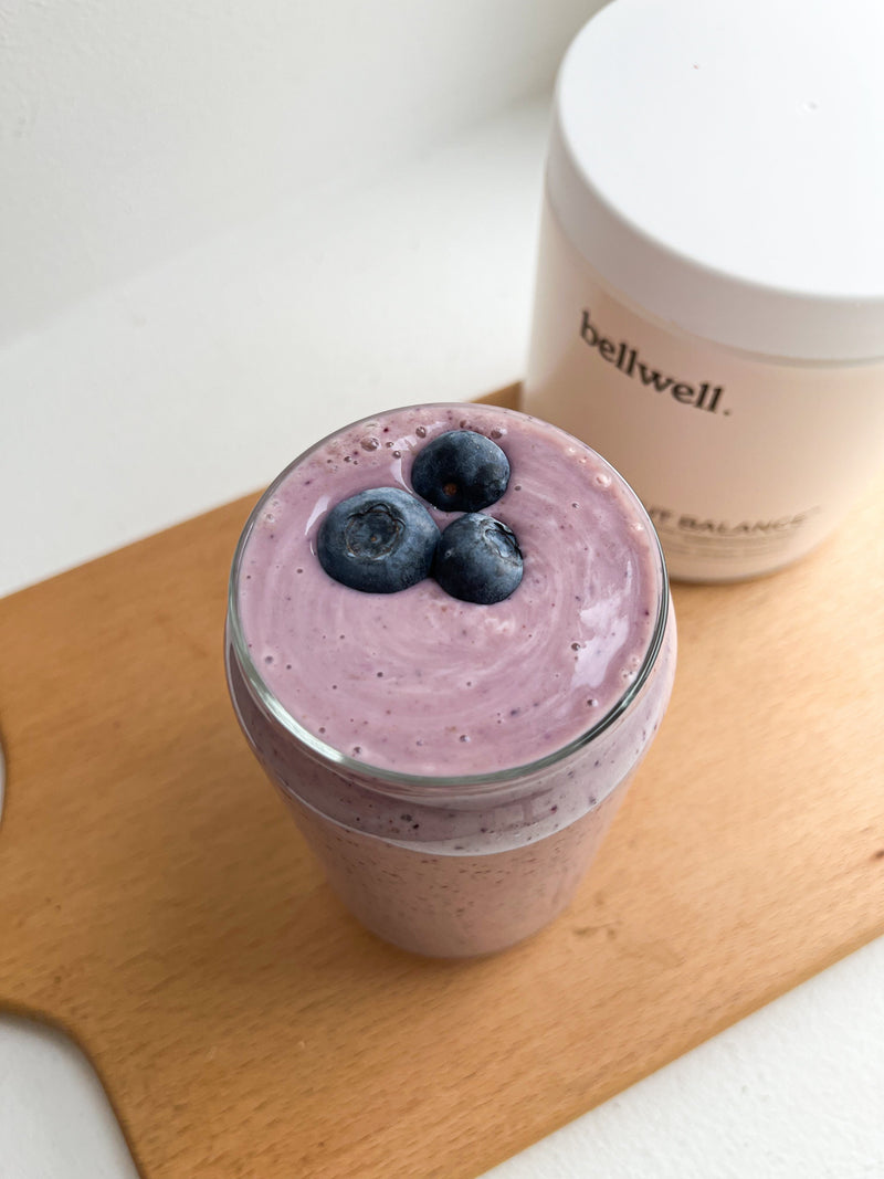 Blåbær & kefir smoothie