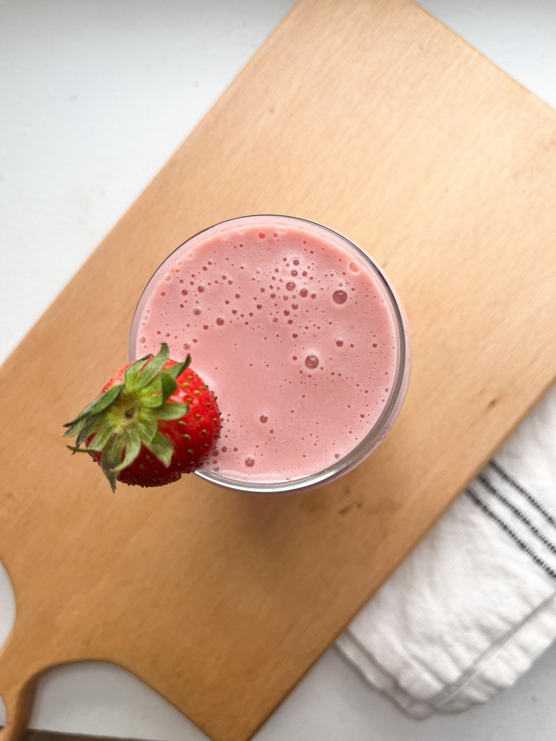 Jordbær- og kefirsmoothie
