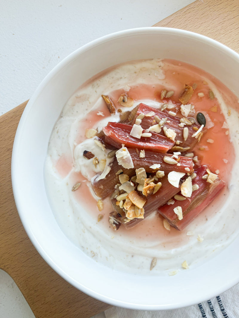 Rabarber-yoghurtbowl