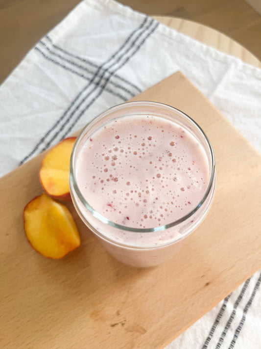 Fersken- og kefirsmoothie